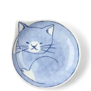 MIYA Company Plates^Nekotori Cat Plate 4.25