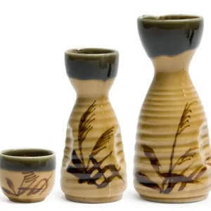 MIYA Company Sake Bottles & Cups^Oribe Sasa 8 Oz. Sake Bottle