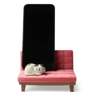 MIYA Company Cats^Phone Stand Cat On Sofa Pink