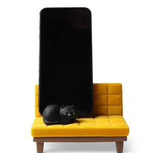 MIYA Company Cats^Phone Stand Cat On Sofa Yellow