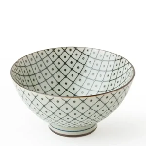 MIYA Company Bowl Sets^Retro Black & White 4.5