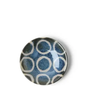 MIYA Company Sauce Dishes^Rustic White Circles 3.5" Sauce Dish