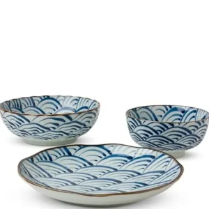 MIYA Company Large Plates^Saikai Nami Waves 9