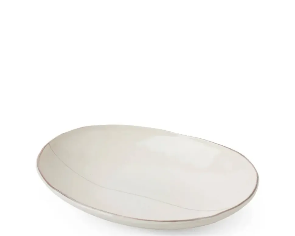 shiratama__x__oval_bowl_1.webp MIYA Company Shallow Bowls^Shiratama 9.5" X 7" Oval Bowl