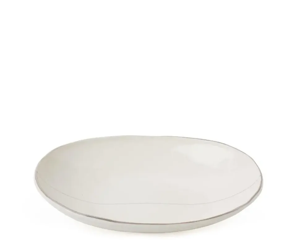 shiratama__x__oval_bowl_2.webp MIYA Company Shallow Bowls^Shiratama 9.5" X 7" Oval Bowl