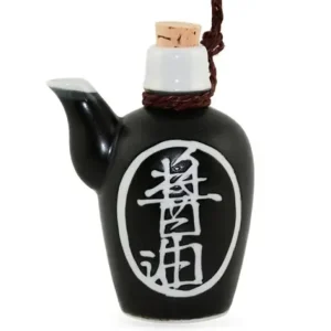MIYA Company Sauce Pots^Shoyu 8 Oz. Sauce Pot With Cork - Black