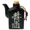 MIYA Company Sauce Pots^Shoyu 6 Oz. Sauce Pot With Cork - Black Matte