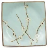 MIYA Company Medium Plates^Spring Blossoms 6.75" Sq. Plate