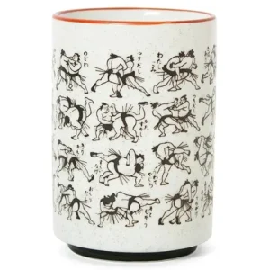 MIYA Company Teacups^Sumo Kimarite 11 Oz. Teacup