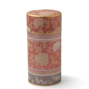 MIYA Company Teaware Accessories^Tea Canister Brocade Peony Red