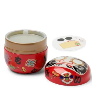 MIYA Company Tableware^Tea Canister Red Daruma 