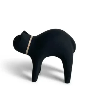 MIYA Company Cats^T-Lab Wooden Animal - Cat Black