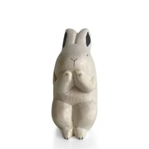MIYA Company Rabbits^T-Lab Wooden Animal - Rabbit
