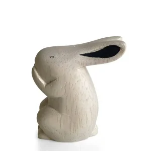MIYA Company Rabbits^T-Lab Wooden Animal - Rabbit