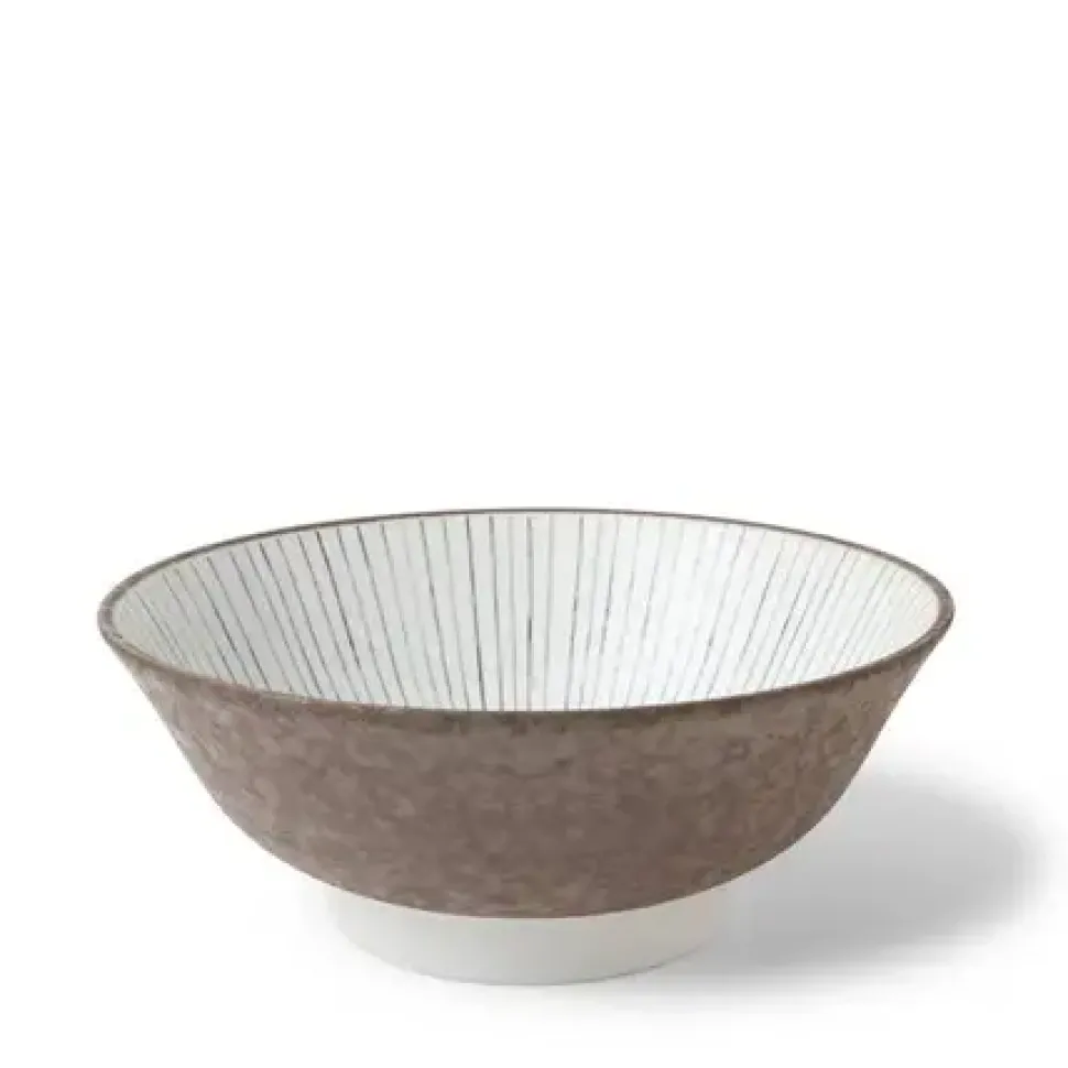 tokusa_gray__bowl_0-1.webp MIYA Company Ramen Bowls^Tokusa Gray 8.25" Bowl