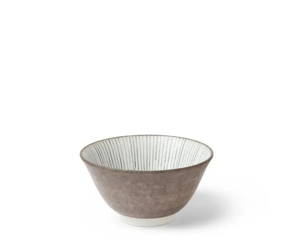 tokusa_gray__rice_bowl_1.webp MIYA Company Rice Bowls^Tokusa Gray 4.5" Rice Bowl