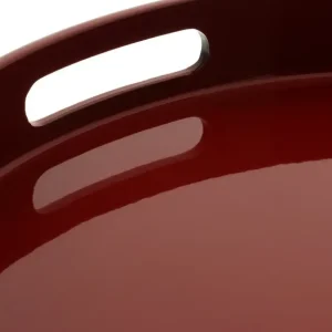 MIYA Company Trays^Tray Black/Red 13-1/2
