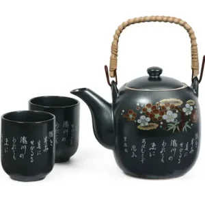 MIYA Company Tea Sets - Ceramic^Ume Poem Tea Set