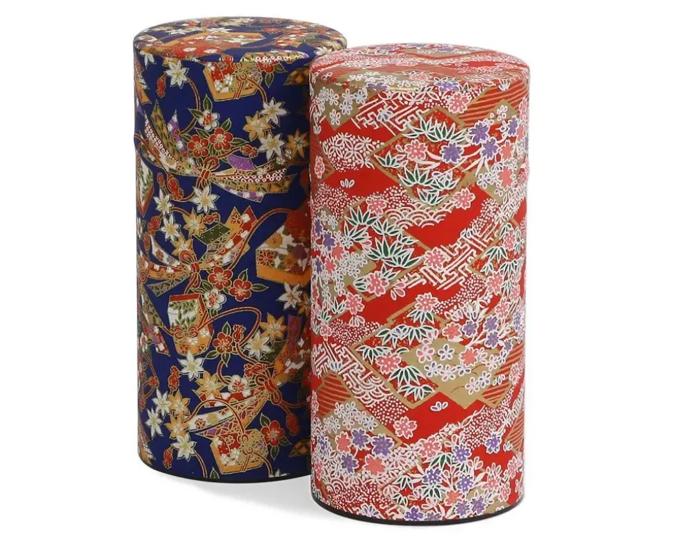 washi_paper_tea_canister_0-1.webp MIYA Company Teaware Accessories^Washi Paper Tea Canister