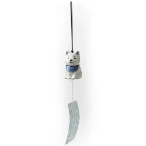 MIYA Company Dogs^Wind Chime Shiba Blue/White